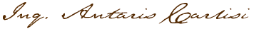 Antaris Carlisi signature
